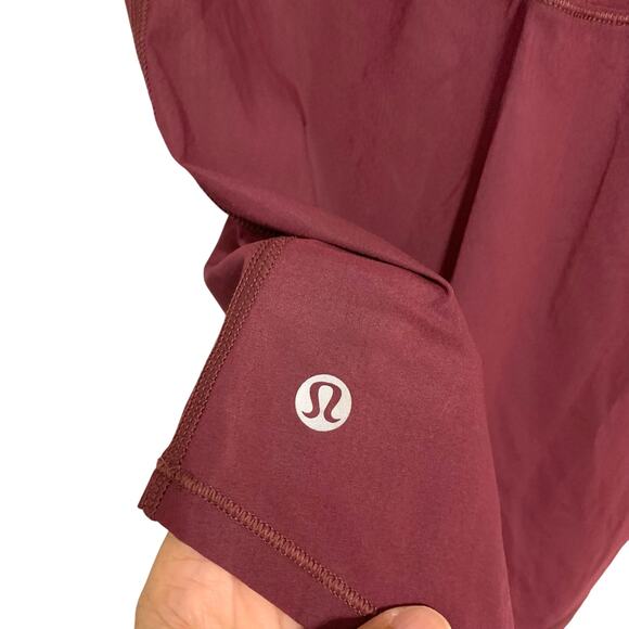 Lululemon Maroon Sheer Loose Fit Tank Top - Picture 4 of 4
